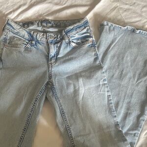 Light Blue high-rise flare Wild Fable Women's Jean